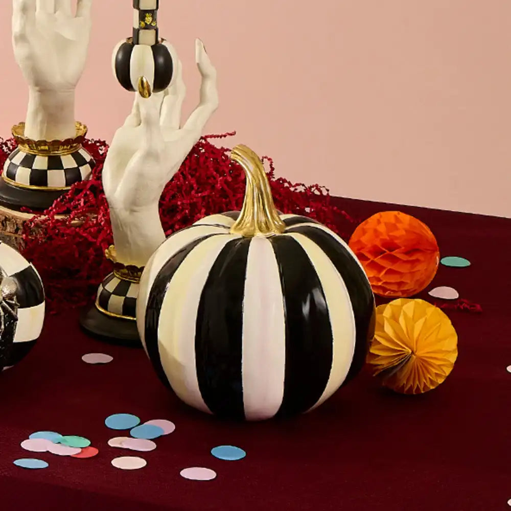 Mocha Stripe Medium Pumpkin