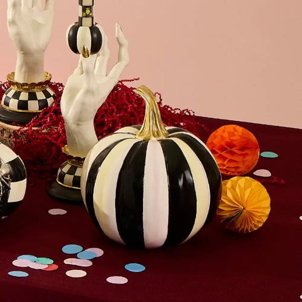Mocha Stripe Medium Pumpkin
