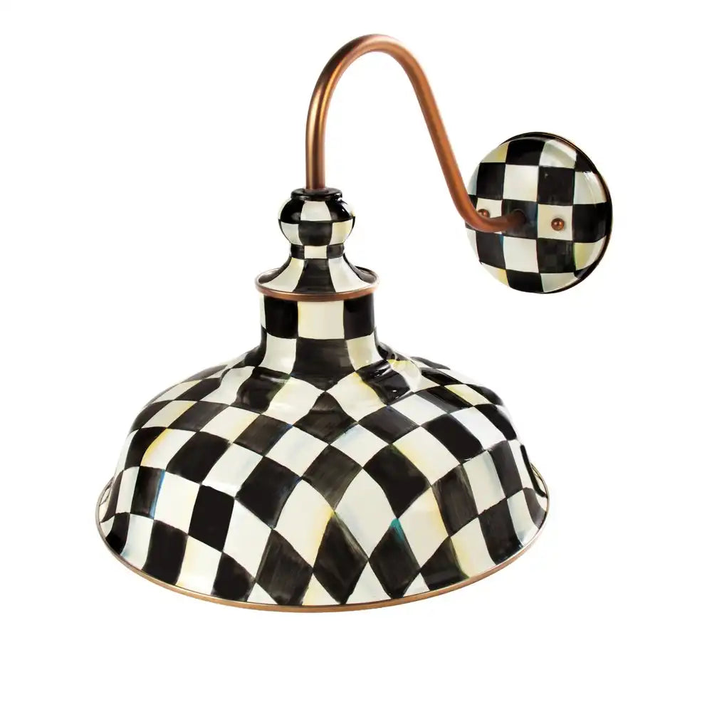 Courtly Check 12" Barn Sconce