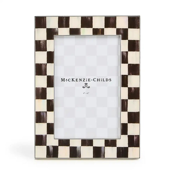 Courtly Check Silver Plated 5" x 7" Frame