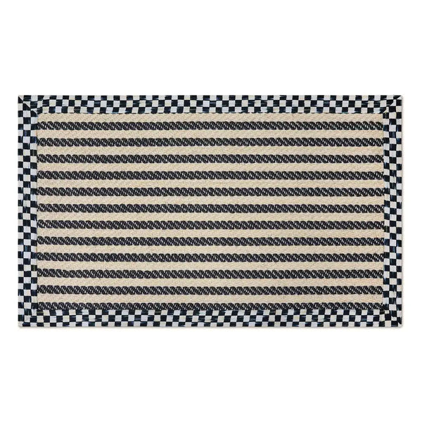 Courtly Check Herringbone Stripe 3' x 5' Sisal Rug