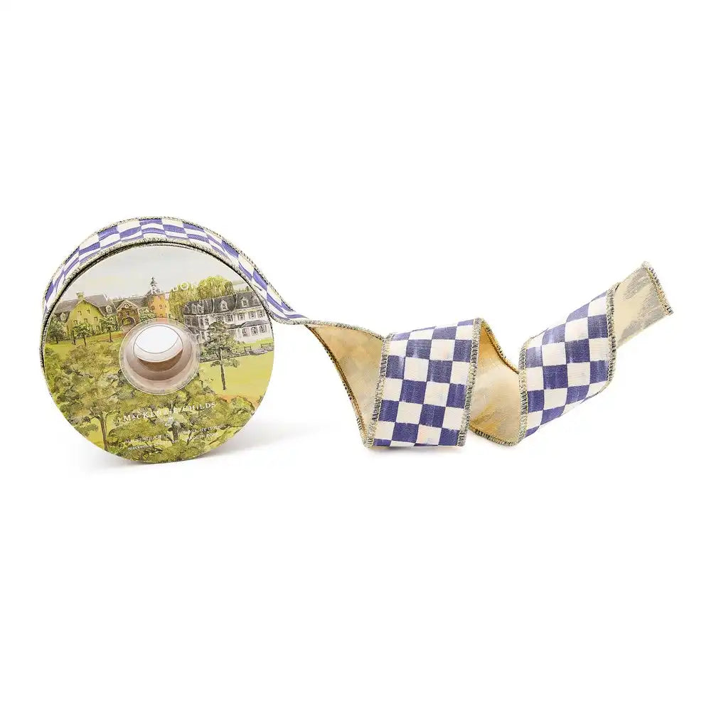 Violet Check 2" Ribbon Main image