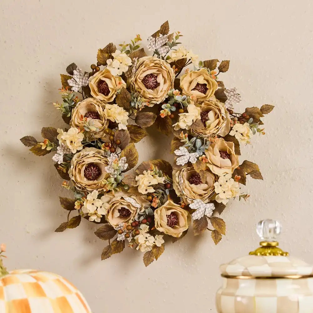 Mocha Fall Floral 26" Wreath Secondary image