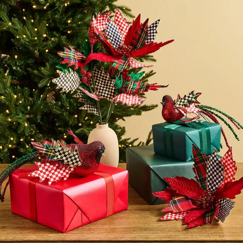 Timeless Tartan Holly Spray Secondary image