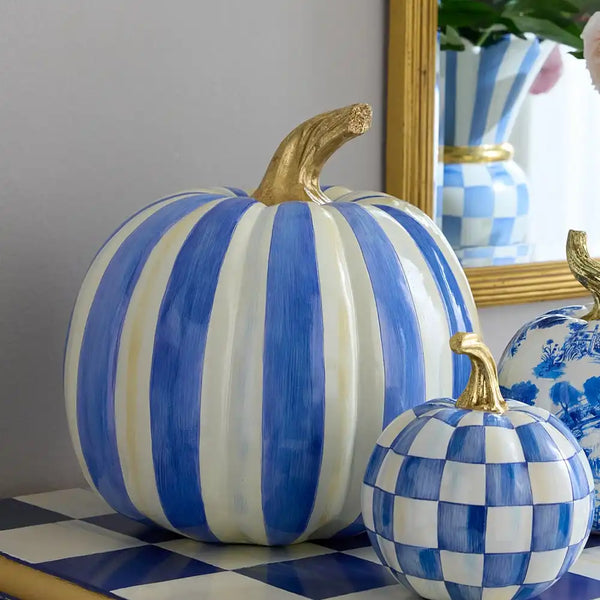 Mocha Stripe Medium Pumpkin