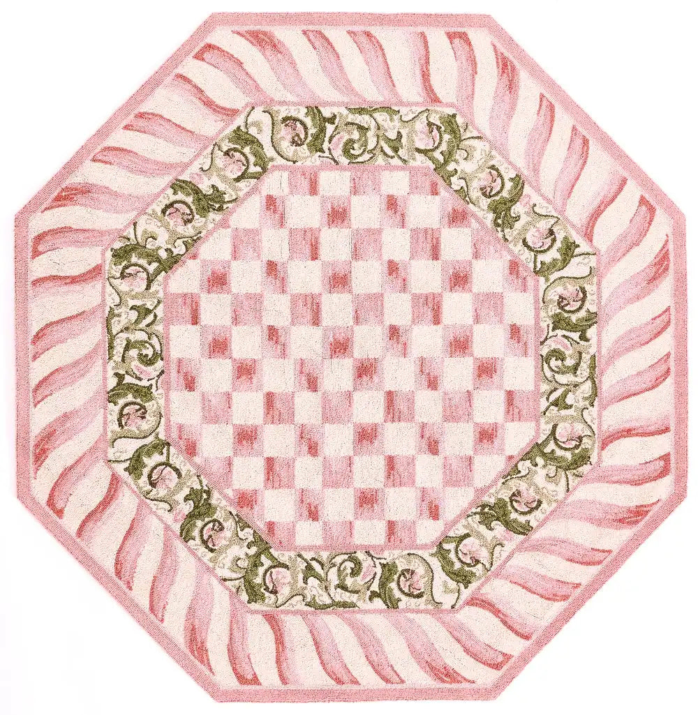 Rosy Check 3' x 5' Rug