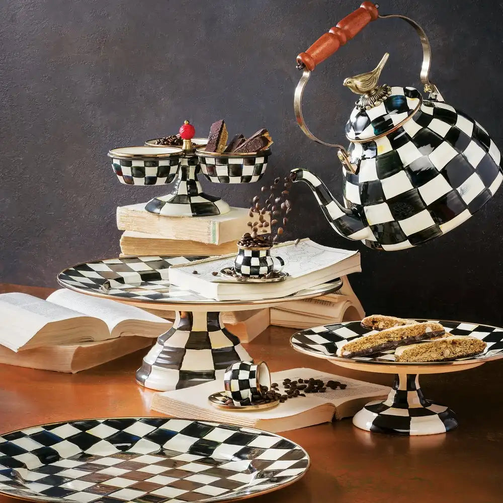 Royal Check Serving Platter