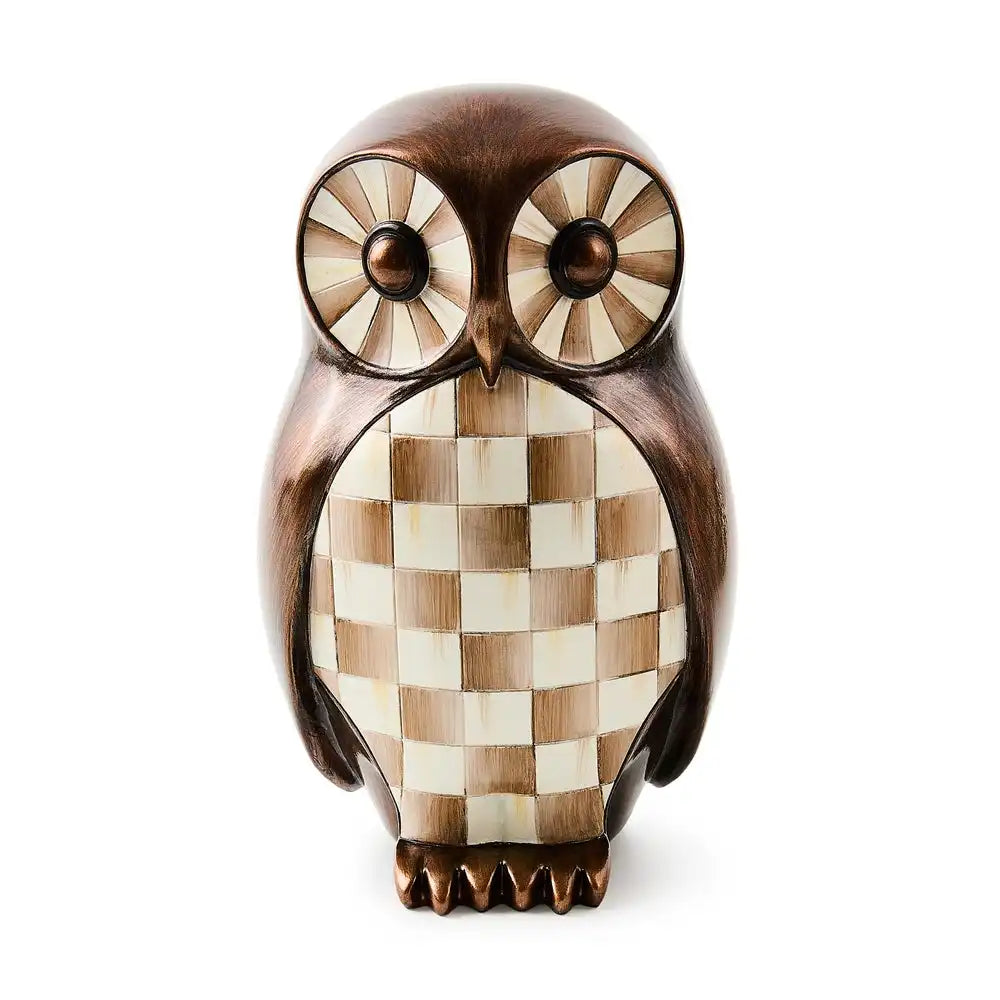Mocha Check Owl Main image