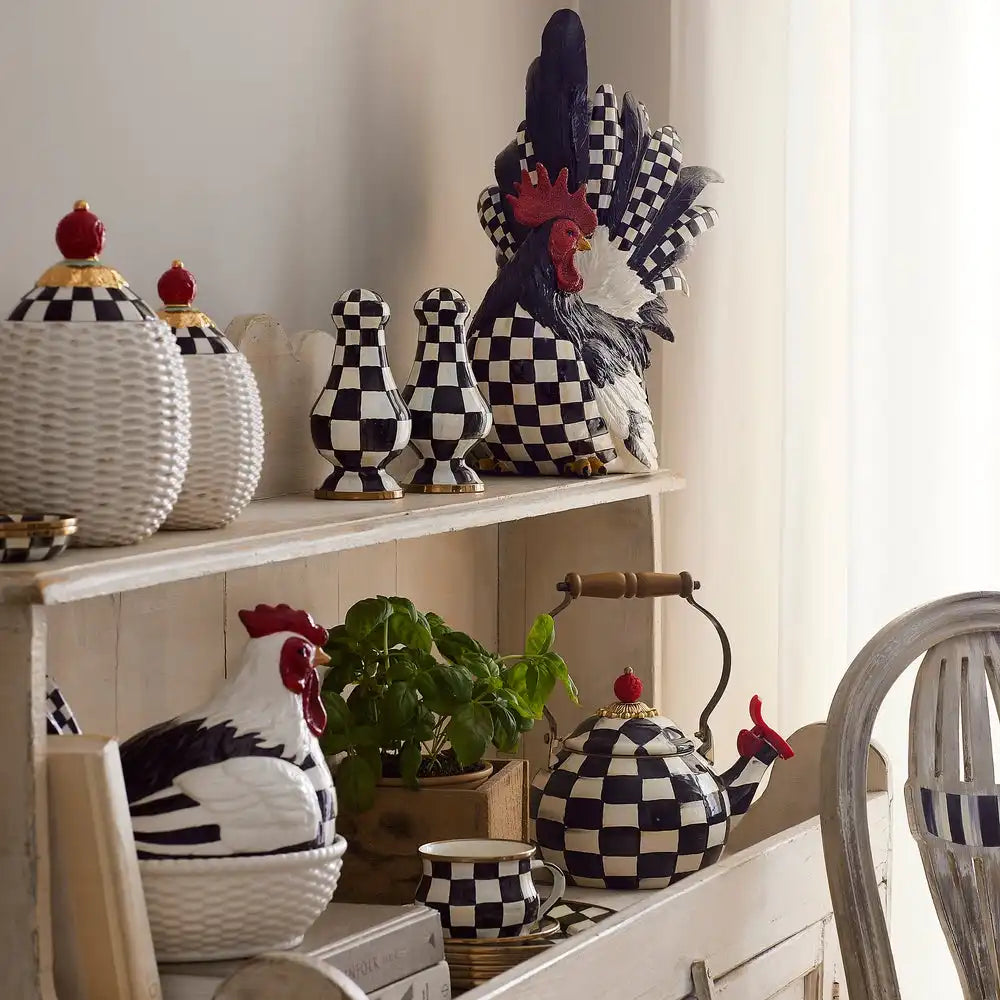 Courtly Check Large Salt & Pepper Shakers