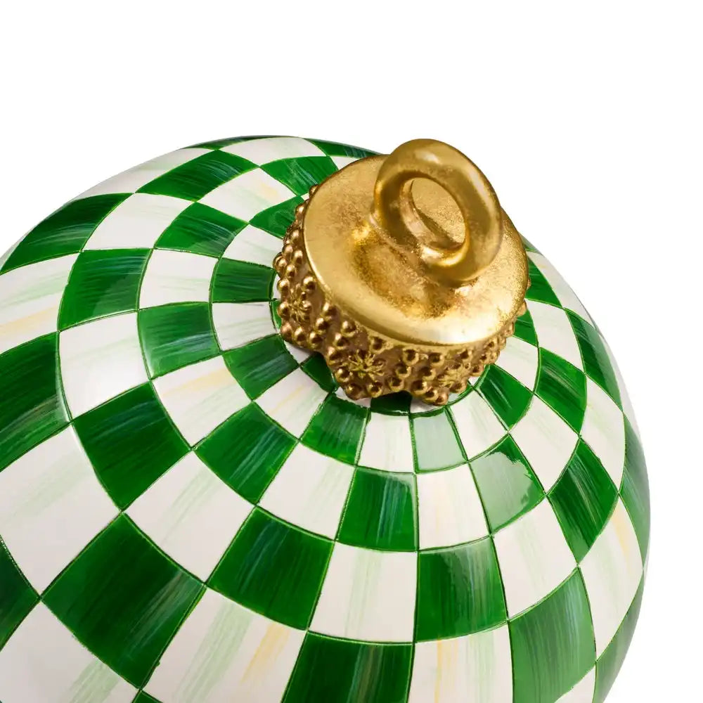 Red Stripe Medium Tabletop Ornament