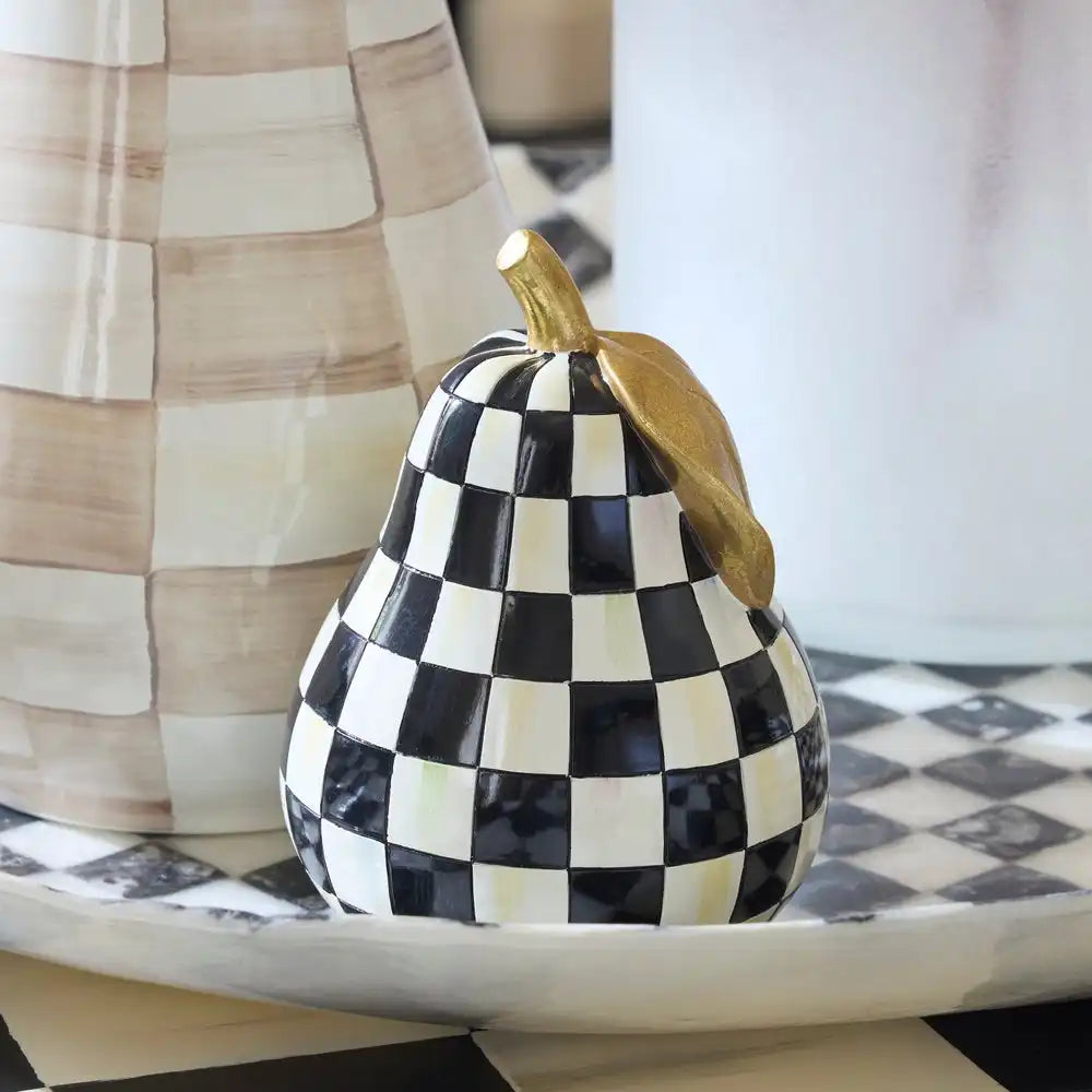 Courtly Check Apple Decor