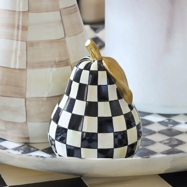 Courtly Check Apple Decor